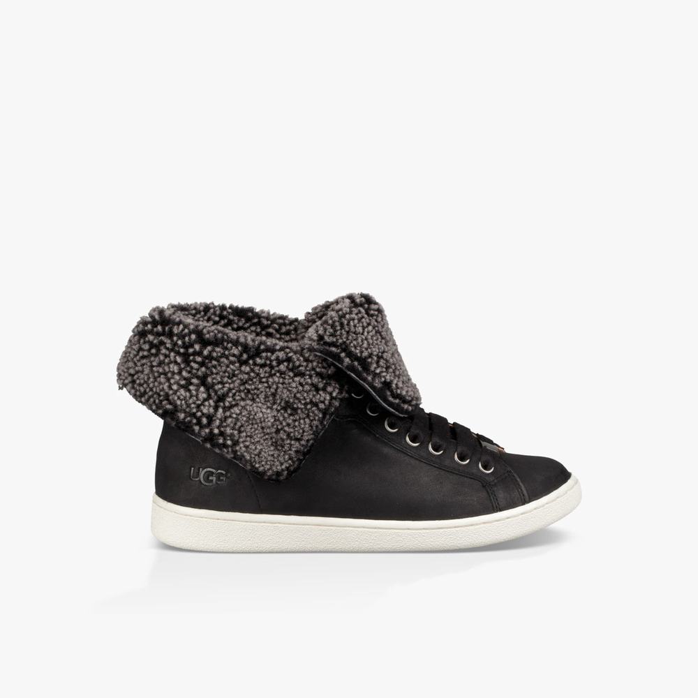 Basket UGG Starlyn Femme Noir Soldes 528NFTMA